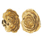 Dazzle 7 8 Inch Rose Wall Accent 3 Dimensional Set of 2 Gold Resin By Casagear Home BM312724