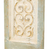 79 Inch Tall Decorative Carved Wood Panel Wall Art Fir Wood Beige Gray By Casagear Home BM312728