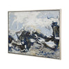 36 x 47 Framed Handpainted Wall Art Rectangular Multicolor Cerulean Seas By Casagear Home BM312737