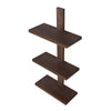 Firy 37 Inch Set of 2 Hanging Shelves 3 Tiers Natural Waru Wood Finish By Casagear Home BM312784