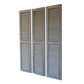 86 Inch Folding Screen Room Divider 3 Panel Shutters Natural Brown Gray By Casagear Home BM312812