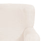 Tye 19 Inch Kids Sofa Chair White Soft Faux Fur Padded Seat Round Legs By Casagear Home BM313219