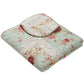 Rosle 50 x 60 Quilted Throw Blanket with Fill Rose Flowers Multicolor By Casagear Home BM313268