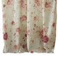 Rosle Set of 2 Window Curtains Cotton Antique Rose Print Multicolor By Casagear Home BM313270