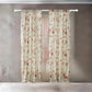 Rosle Set of 2 Window Curtains, Cotton, Antique Rose Print, Multicolor By Casagear Home