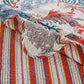 Wade 50 x 60 Quilted Throw Blanket with Fill Corals and Seashells Design By Casagear Home BM313271