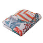 Wade 50 x 60 Quilted Throw Blanket with Fill Corals and Seashells Design By Casagear Home BM313271