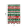 Live 72 x 72 Inch Microfiber Shower Curtains Festive Winter Print By Casagear Home BM313278