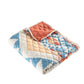 50 x 60 Quilted Throw Blanket with Fill Festive Diamond Print Multicolor By Casagear Home BM313281