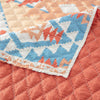 50 x 60 Quilted Throw Blanket with Fill Festive Diamond Print Multicolor By Casagear Home BM313281