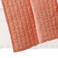 Xumi 50 x 60 Inch Quilted Throw Blanket Channel Details Coral Pink By Casagear Home BM313292