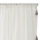 Xumi 4 Piece Window Curtain 2 Panels with Tie Backs Antique White Finish By Casagear Home BM313294