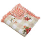 Lire 50 x 60 Inch Quilted Throw Blanket with Fill Windflower Print Red By Casagear Home BM313309