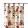 Lire 4 Piece Window Curtain Panel Set Floral Print Modern Multicolor By Casagear Home BM313311