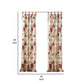 Lire 4 Piece Window Curtain Panel Set Floral Print Modern Multicolor By Casagear Home BM313311