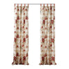 Lire 4 Piece Window Curtain Panel Set, Floral Print, Modern Multicolor By Casagear Home