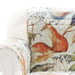 Sofa Cover Furniture Protector Owl Songbird Print Polyester Multicolor By Casagear Home BM313312