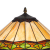 Dio 62 Inch Table Lamp Colorful Tiffany Style Stained Glass Bronze Resin By Casagear Home BM313390