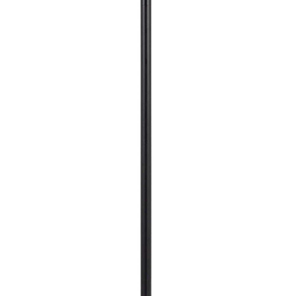 84 Inch Floor Lamp 3 Tree Style White Drum Shades Black Metal Finish By Casagear Home BM313396