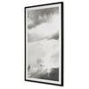 37 x 63 Wall Art Decor Cloudy Sky Wrapped Canvas D Ring Black White By Casagear Home BM313416