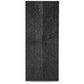 Ernest 20 x 48 Wall Decor Carved Sunburst Design Wood Panel Black Finish By Casagear Home BM313418