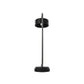 Mary 25 Inch Desk Lamp USB Port and Switch Marble Silver and Black Metal By Casagear Home BM313420