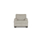 Roy 39 Inch Accent Armchair Angular Arms Plush Light Gray Polyester By Casagear Home BM313438