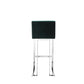 Boly 30 Inch Barstool Chair Green Velvet Cushion Silver Cantilever Base By Casagear Home BM313513