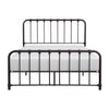 Ethan Queen Size Bed Classic Open Slatted Metal Frame Design Dark Bronze By Casagear Home BM313597