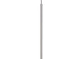 Kime 44-58 Inch Floor Lamp Adjustable Height LED Brushed Steel Finish By Casagear Home BM313619