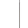 Kime 44-58 Inch Floor Lamp Adjustable Height LED Brushed Steel Finish By Casagear Home BM313619