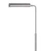 Kime 44-58 Inch Floor Lamp Adjustable Height LED Brushed Steel Finish By Casagear Home BM313619