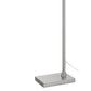 Kime 44-58 Inch Floor Lamp Adjustable Height LED Brushed Steel Finish By Casagear Home BM313619