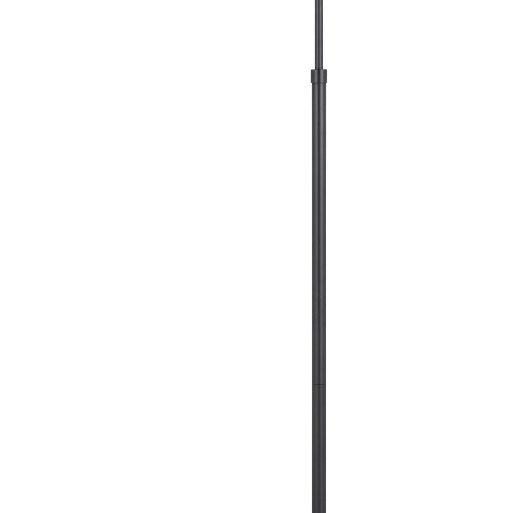 Kime 44-58 Inch Floor Lamp Adjustable Height LED Charcoal Grey Finish By Casagear Home BM313620