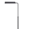 Kime 44-58 Inch Floor Lamp Adjustable Height LED Charcoal Grey Finish By Casagear Home BM313620