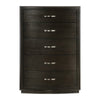 Pagi 52 Inch Tall Dresser Chest 5 Drawer Dark Bronze Handles Dark Gray By Casagear Home BM314216