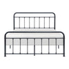 Ryan Queen Platform Bed Slatted Headboard Footboard Black Metal Frame By Casagear Home BM314225