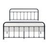 Ryan Queen Platform Bed Slatted Headboard Footboard Black Metal Frame By Casagear Home BM314225