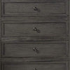 Zenny 50 Inch Tall Dresser Chest with 5 Drawers Farmhouse Gray Wood By Casagear Home BM314395