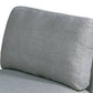 Gimy 37 Inch Modular Armless Sofa Chair Light Gray Dorris Fabric Wood By Casagear Home BM314410