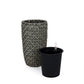 Wiki 20 Inch Self Watering Planter Handwoven Rattan Wicker Gray By Casagear Home BM314467