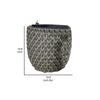 Wiki Self Watering Planter Set of 2 Handwoven Rattan Wicker Rattan Gray By Casagear Home BM314477