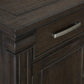 Ruth 60 Inch Sideboard Server Buffet 3 Drawer 3 Cabinet Rustic Brown Wood By Casagear Home BM314594