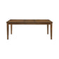 Nil 60-78 Inch Dining Table Extendable Top 6 Seater Cherry Solid Wood By Casagear Home BM314622