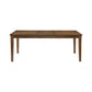 Nil 60-78 Inch Dining Table Extendable Top 6 Seater Cherry Solid Wood By Casagear Home BM314622