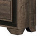 Nny 58 Inch Wide Dresser with 6 Drawers Black Handles Brown Wood Finish By Casagear Home BM314668