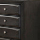 Lem 58 Inch Wide Dresser Chest with 8 Storage Drawer Gray Wood Finish By Casagear Home BM314679