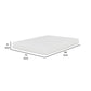 Bint 8 Inch California King Mattress Gel Memory Foam Curved Edges By Casagear Home BM314695