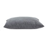 68 Inch Bean Bag Square Shape Foam Filling Polyester Upholstery Gray By Casagear Home BM314702