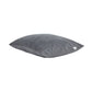 68 Inch Bean Bag, Square Shape, Foam Filling, Polyester Upholstery, Gray By Casagear Home